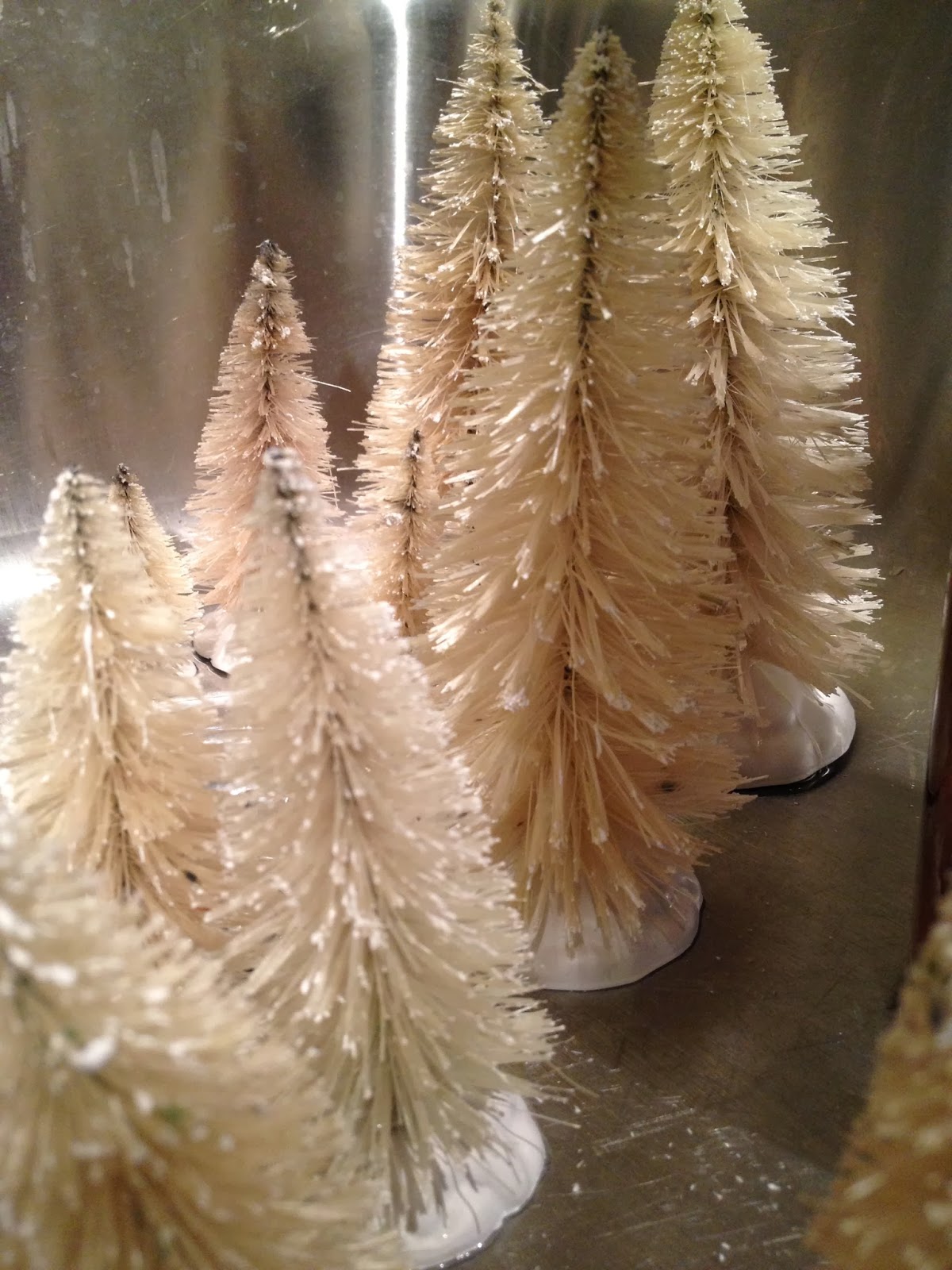 Feathering My Nest... Vintage Look Christmas Trees...