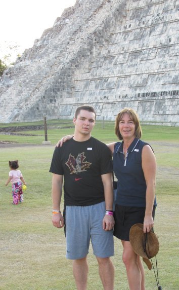 Me in Mexico with my mom
