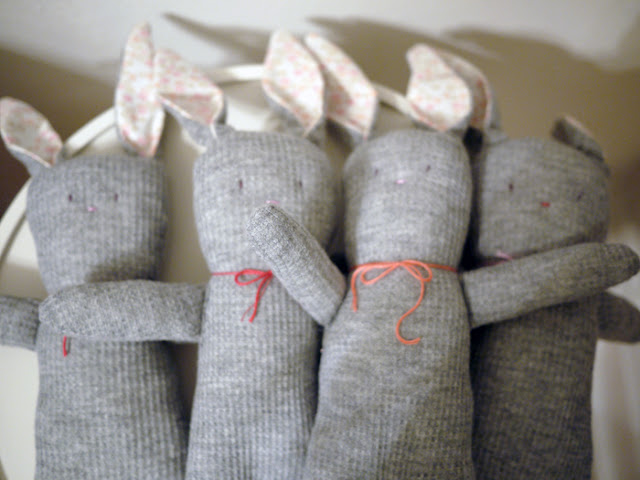 DIY Stuffed Bunnies, Easter Bunny, Happy Easter - DORIDORI BABY