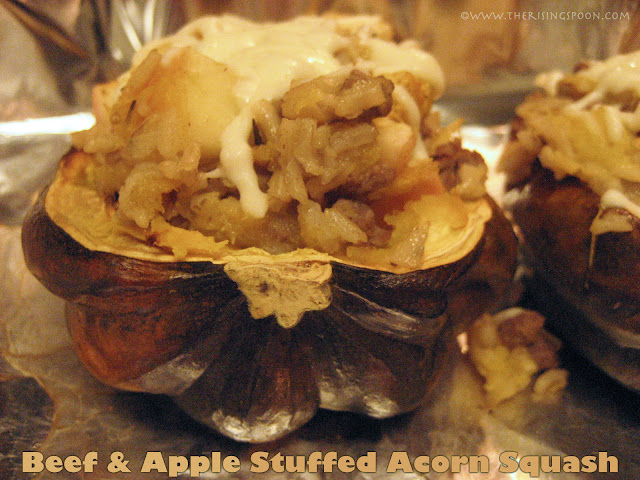 The Rising Spoon Blog: Recipe for Beef, Apple & Brown Rice Stuffed Acorn Squash The Rising Spoon Blog: Beef, Apple & Brown Rice Stuffed Acorn Squash