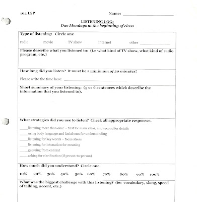 PACKHAM’S SHIPPING AGENCY – customer quotation form Listening log template