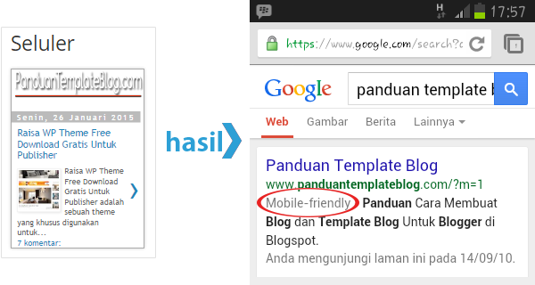 Google Menyarankan Penggunaan Mobile Friendly Pada Blog