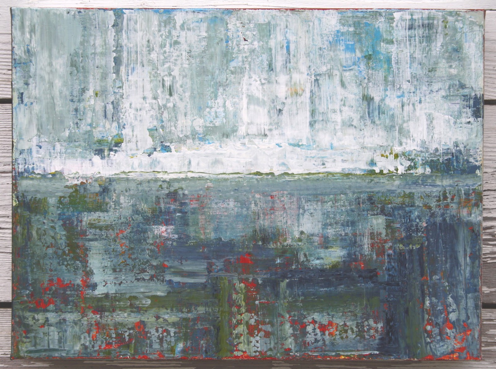 Sage Mountain Studio Abstract Landscape Painting Interferance