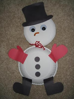 boneco de neve com pratos de papel Boneco+neve+prato+descartqvel+natal+arte+lembran%C3%A7a+