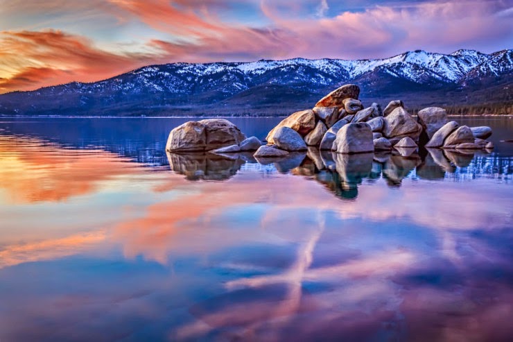Tahoe – Two Million Years Old Clear Alpine Lake in USA Tahoe – Two Million Years Old Clear Alpine Lake in USA