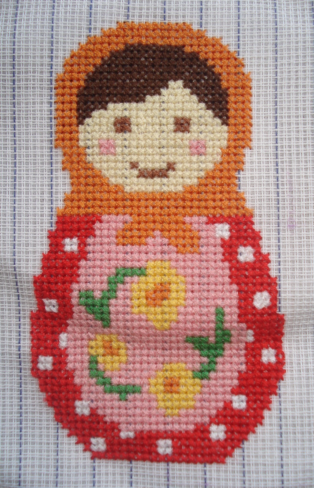 cupcake cutie Free Babushka cross stitch pattern