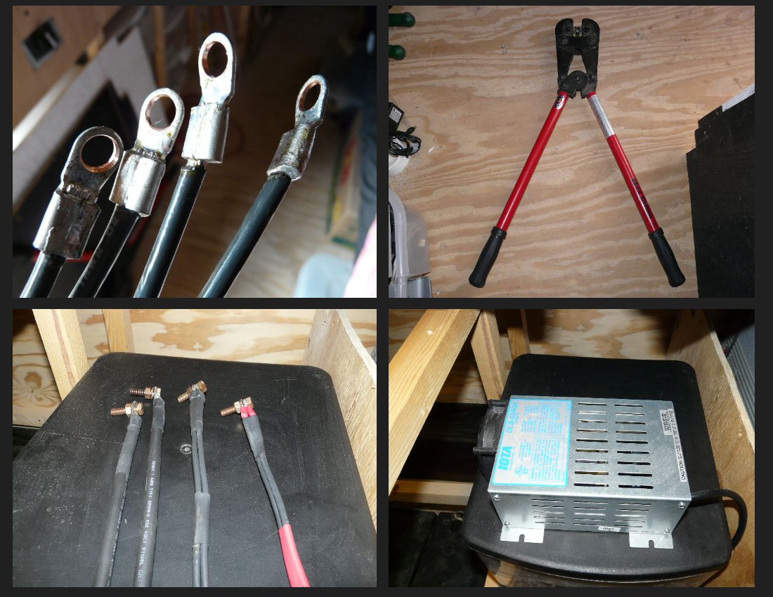 My Stealth Cargo Trailer: Wiring the Batteries and Charger
