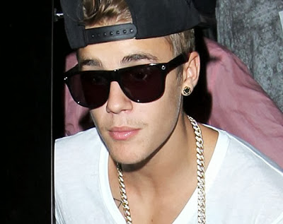 funny Justin Bieber moustache and pubes