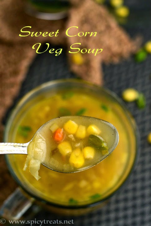 SweetCorn Veg Soup