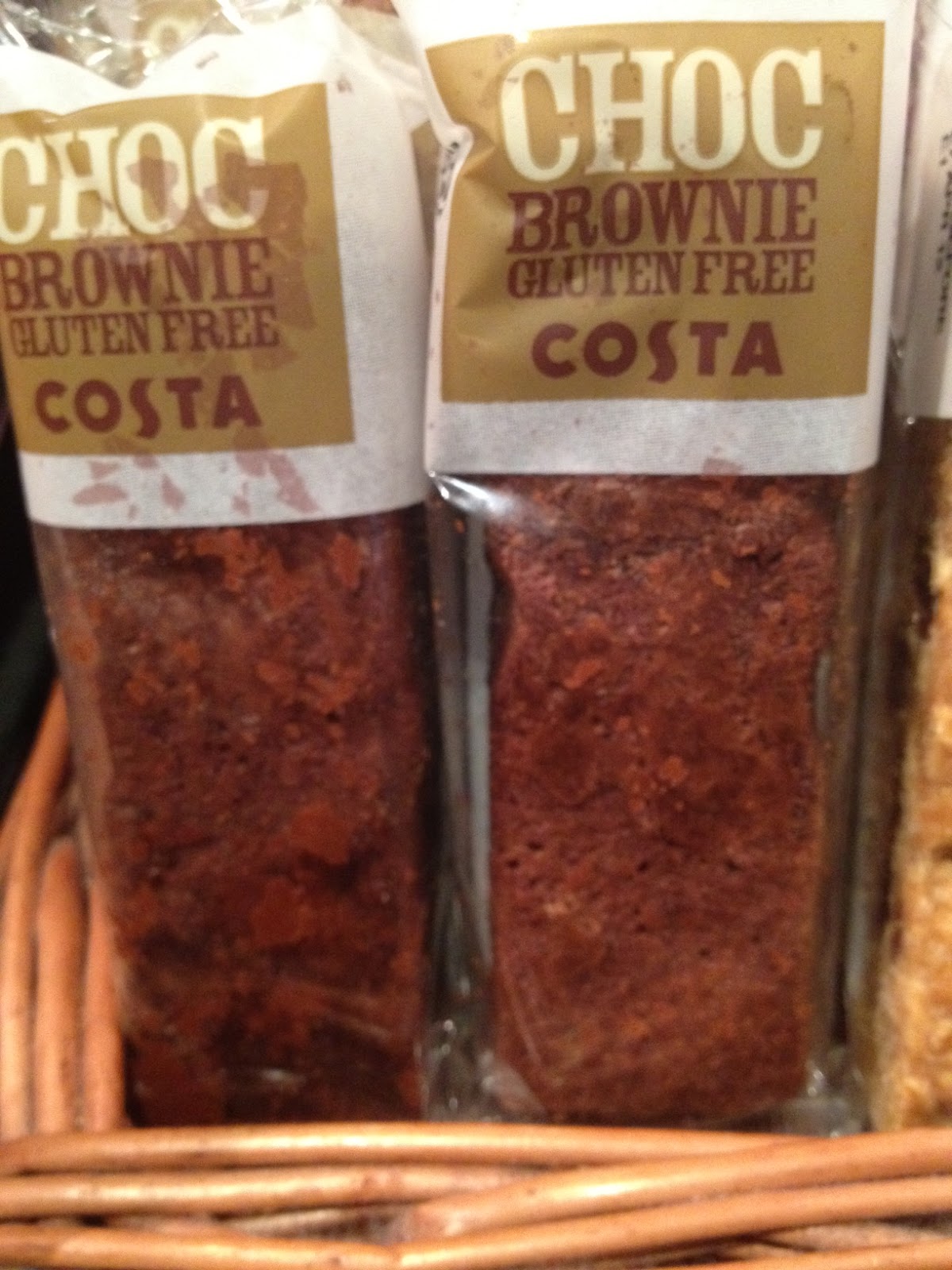 The Best of Gluten Free Products Costa Coffee Gluten Free Brownies