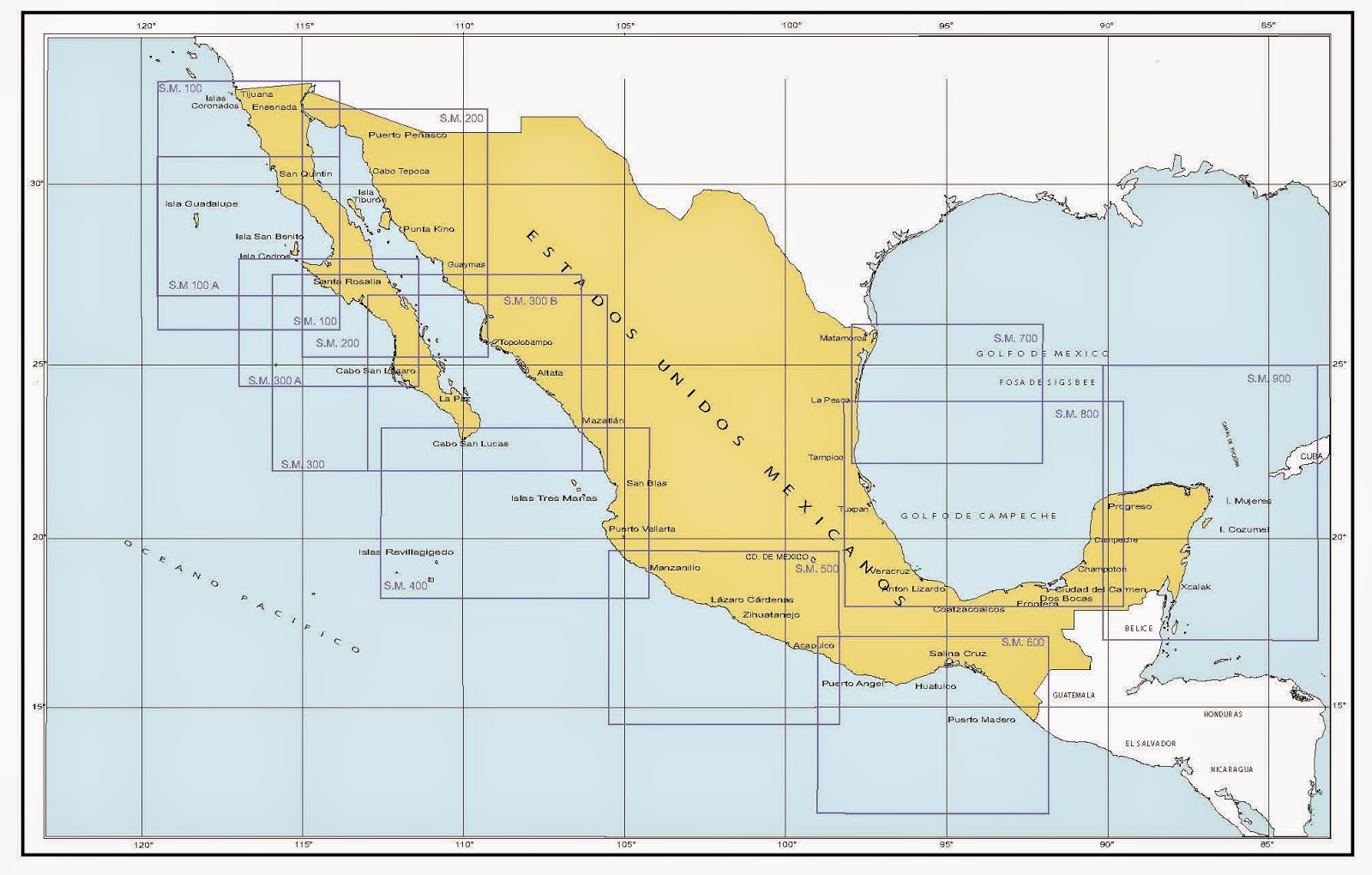 Nautical Charts Sea Of Cortez