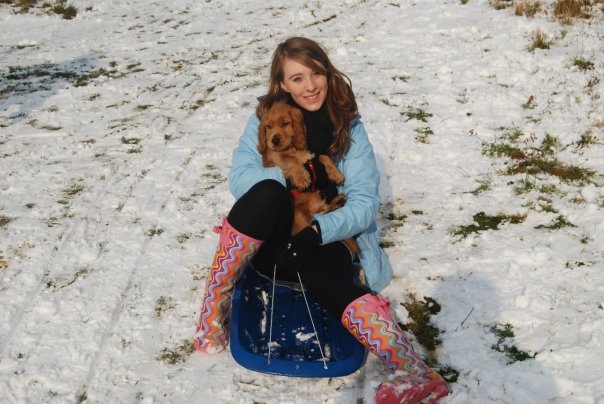 Sledging at Newlands Corner