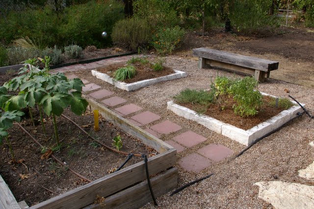 The Grackle: New Stone Garden Beds