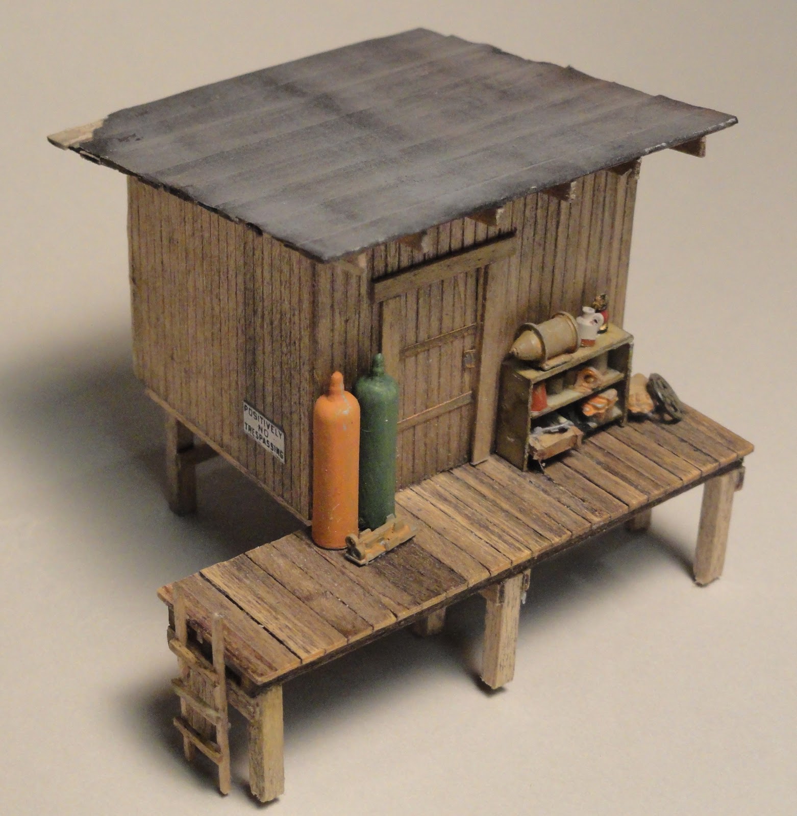 Model Railroad Minutiae Railroad tool shed model