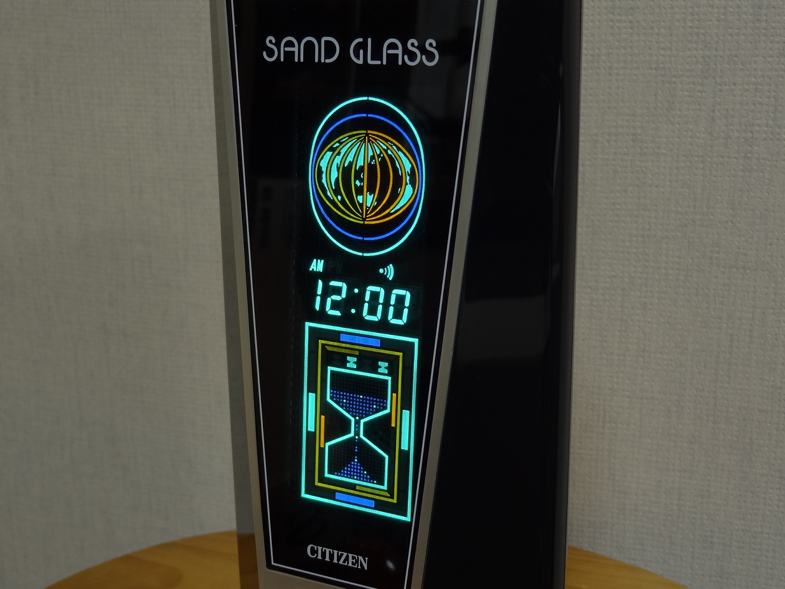 期間限定特別価格 citizen sand glass グラフィッククロック 
