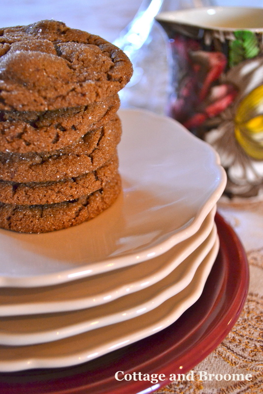 Cottage and Broome Chewy Chocolate Gingerbread Cookies