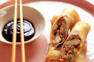 How to make Chicken and vegetable spring roll