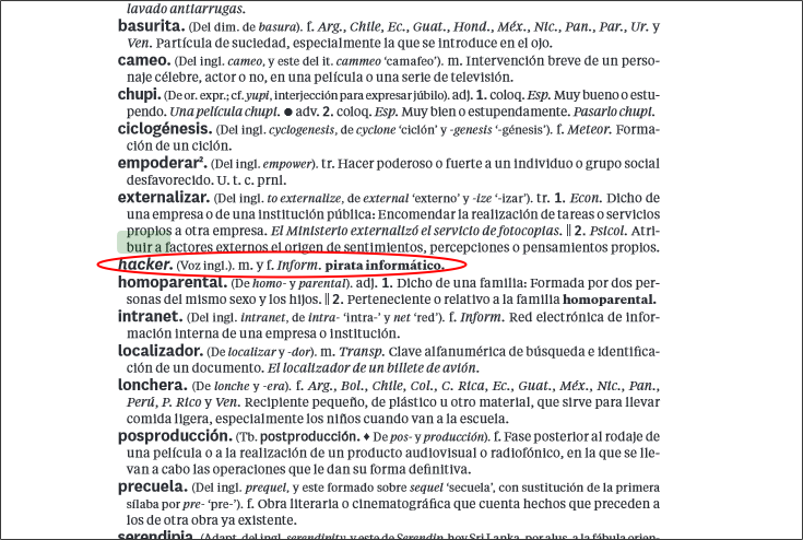 Experto boliviano halla 2.742 errores en diccionario de la RAE