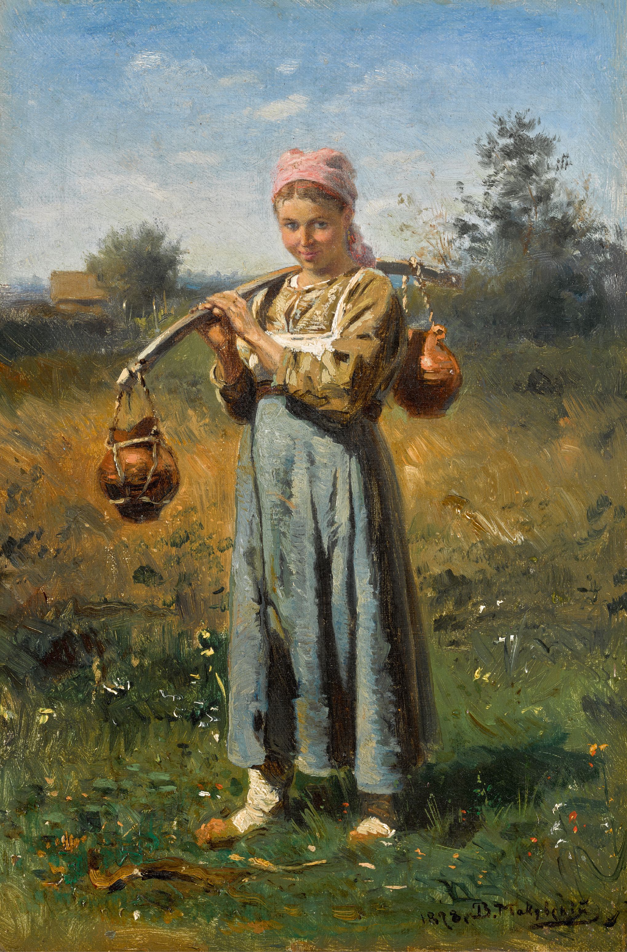 Vladimir Makovsky Peasant girl 