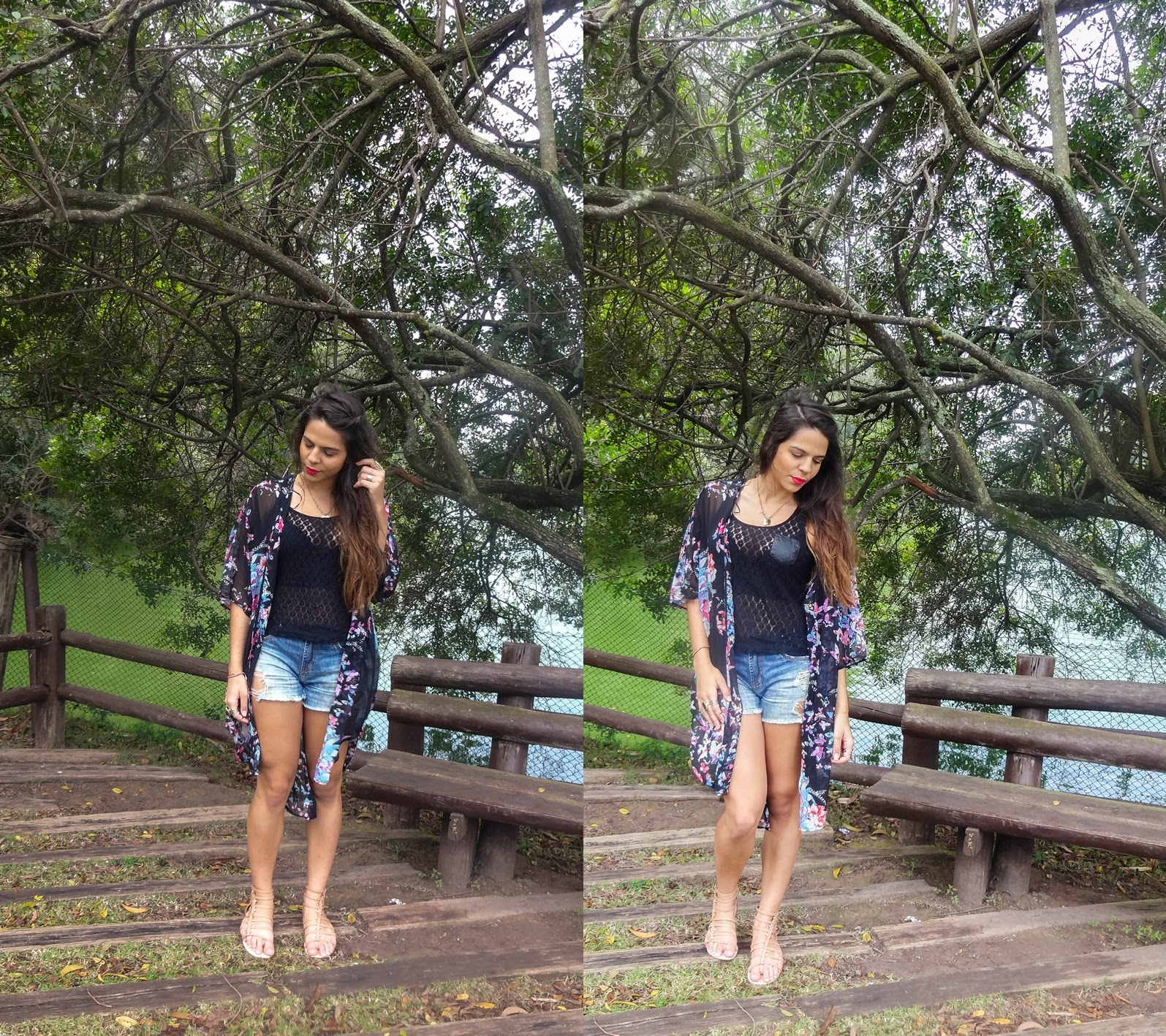 kimono look do dia