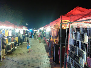 "Night Market" in Vientiane.