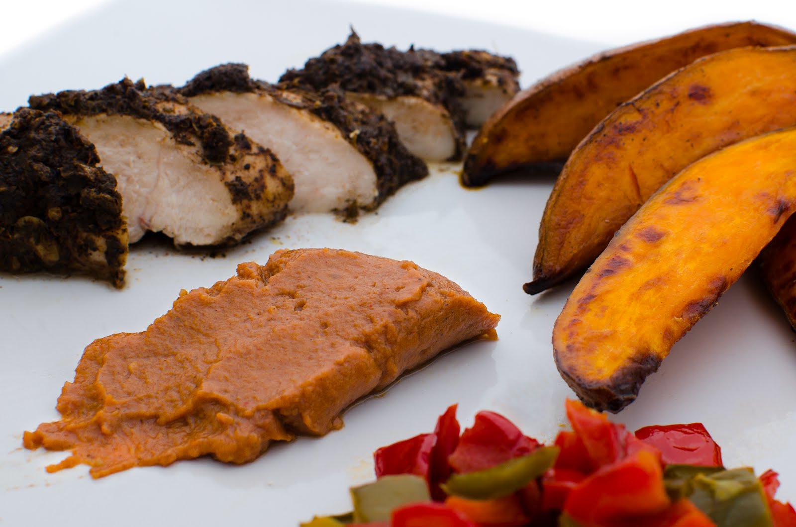 stuart webster photography Jamaican Jerk Chicken with Banana Ketchup