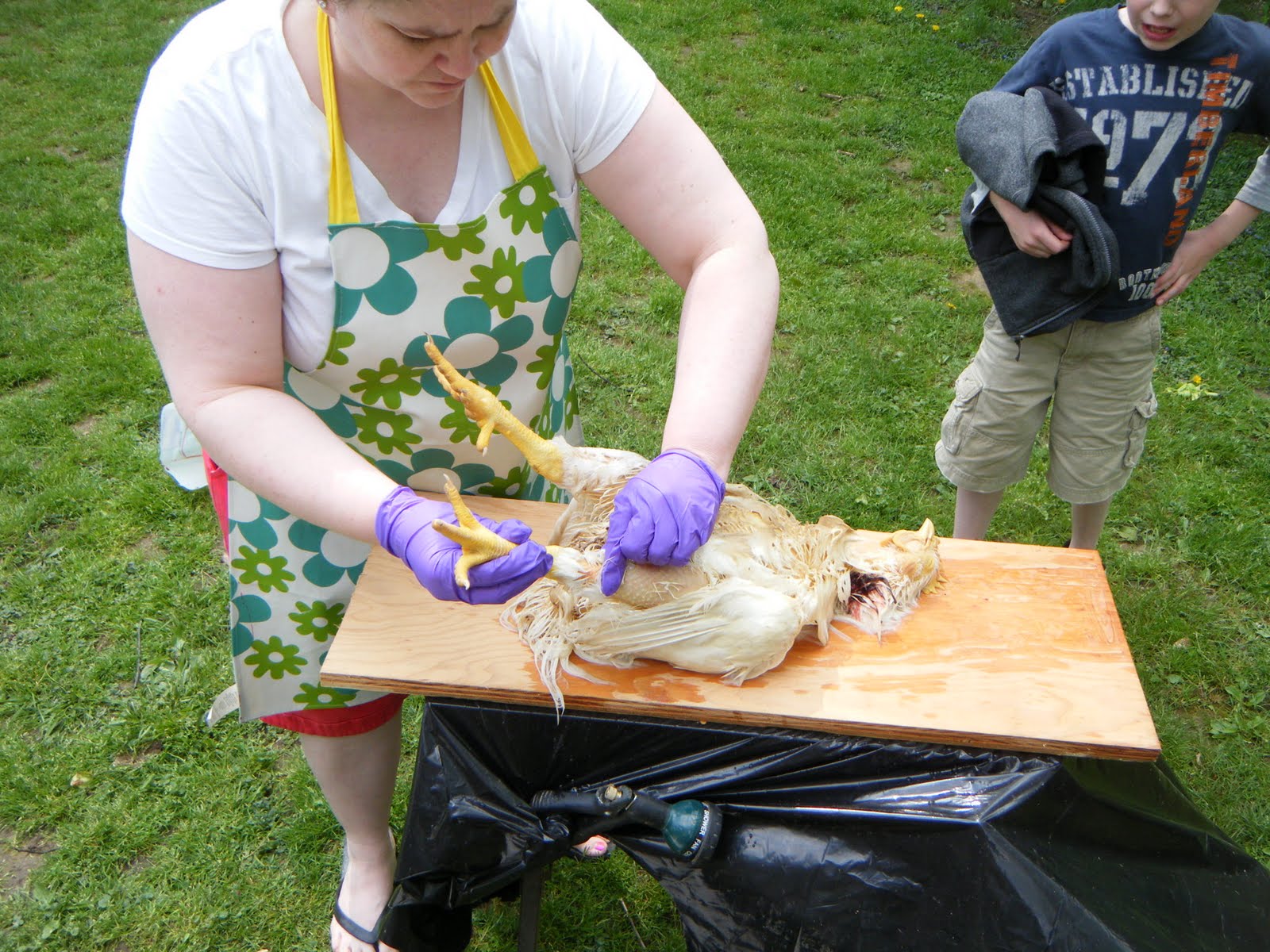 What About Pie Butchering Chickens