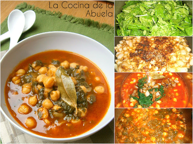 Garbanzos con Espinacas. Garbanzos con Espinacas.
