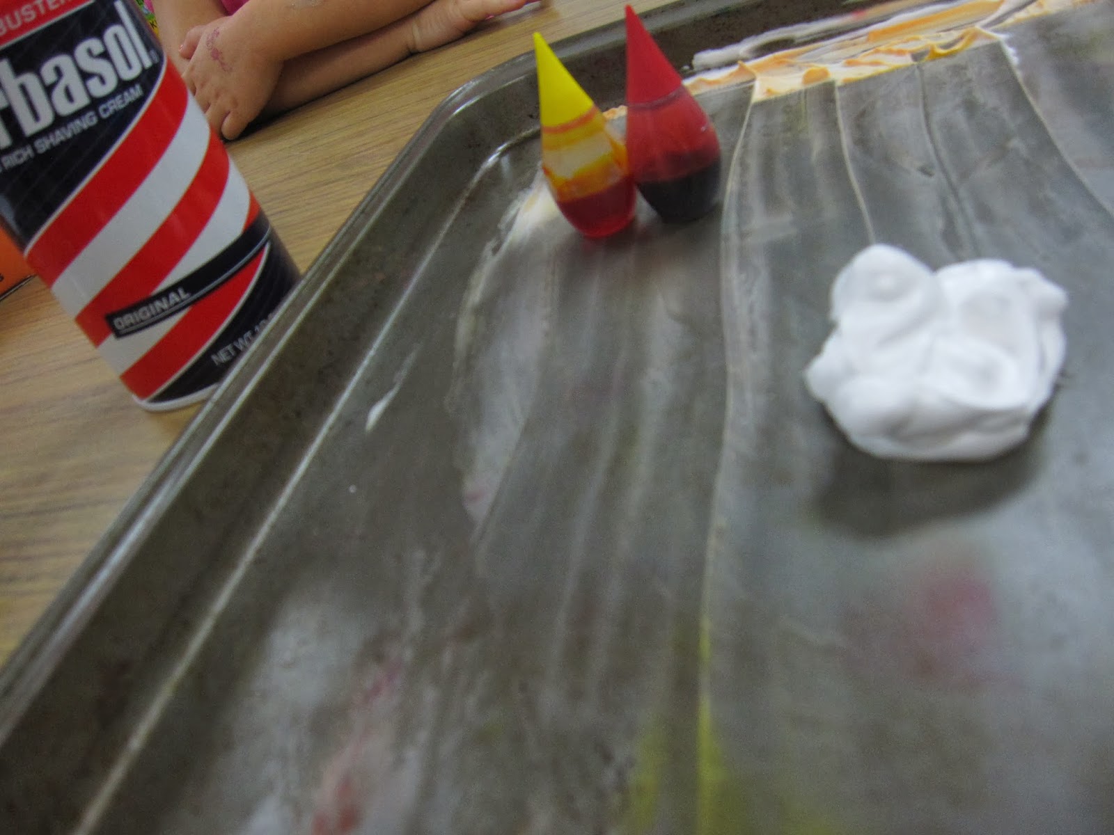 Preschool For Rookies ART Shaving Cream Fire