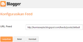 Membuat Widget RSS Newsfeed Blog