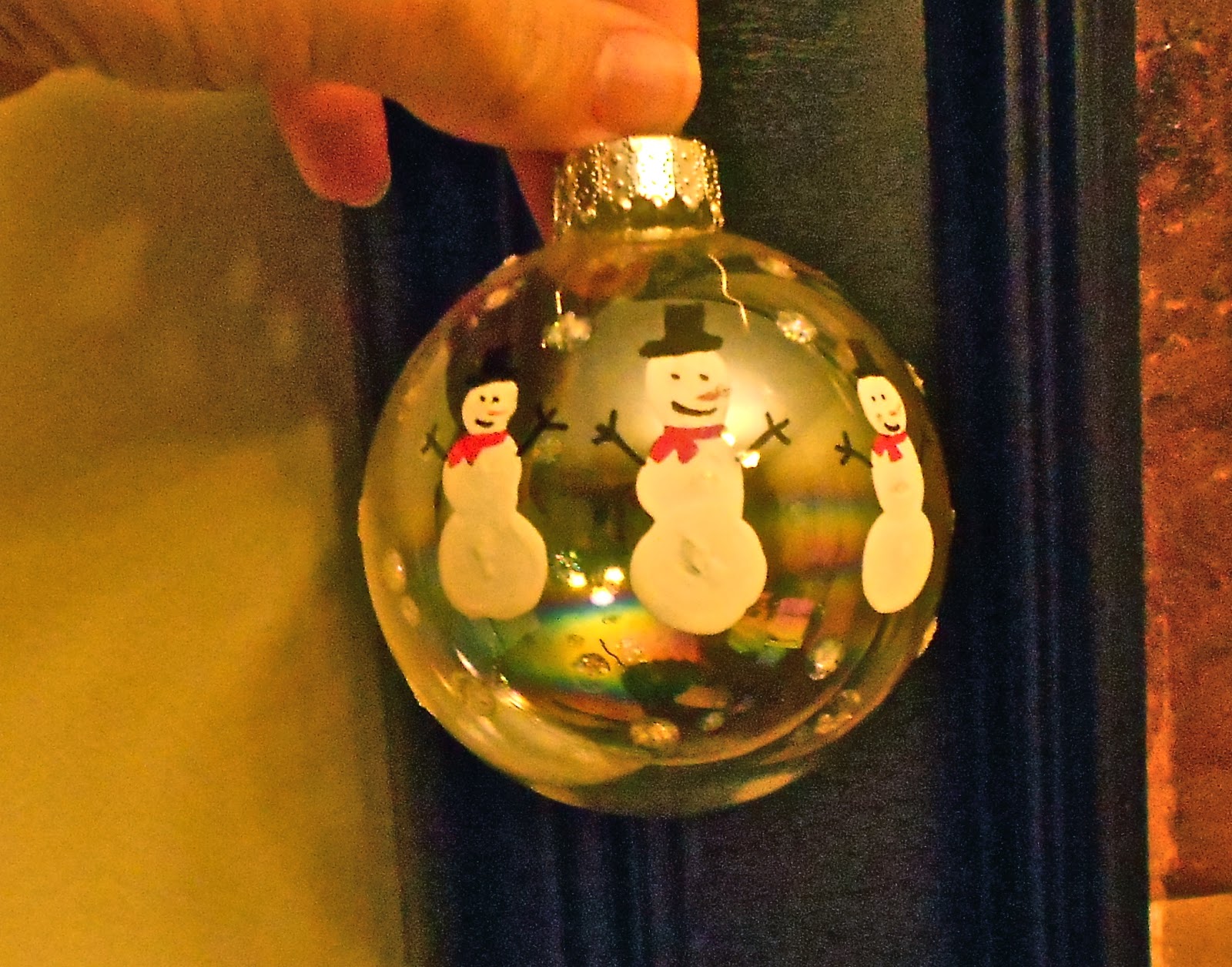 Mrs. McDonald's 4th Grade Christmas Snowman Ornament