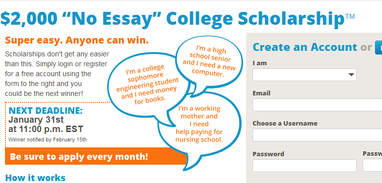 Niche 2000 no essay scam picture