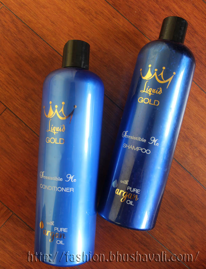 Irresistible Me Liquid Gold Shampoo & Conditioner A Review Fashion