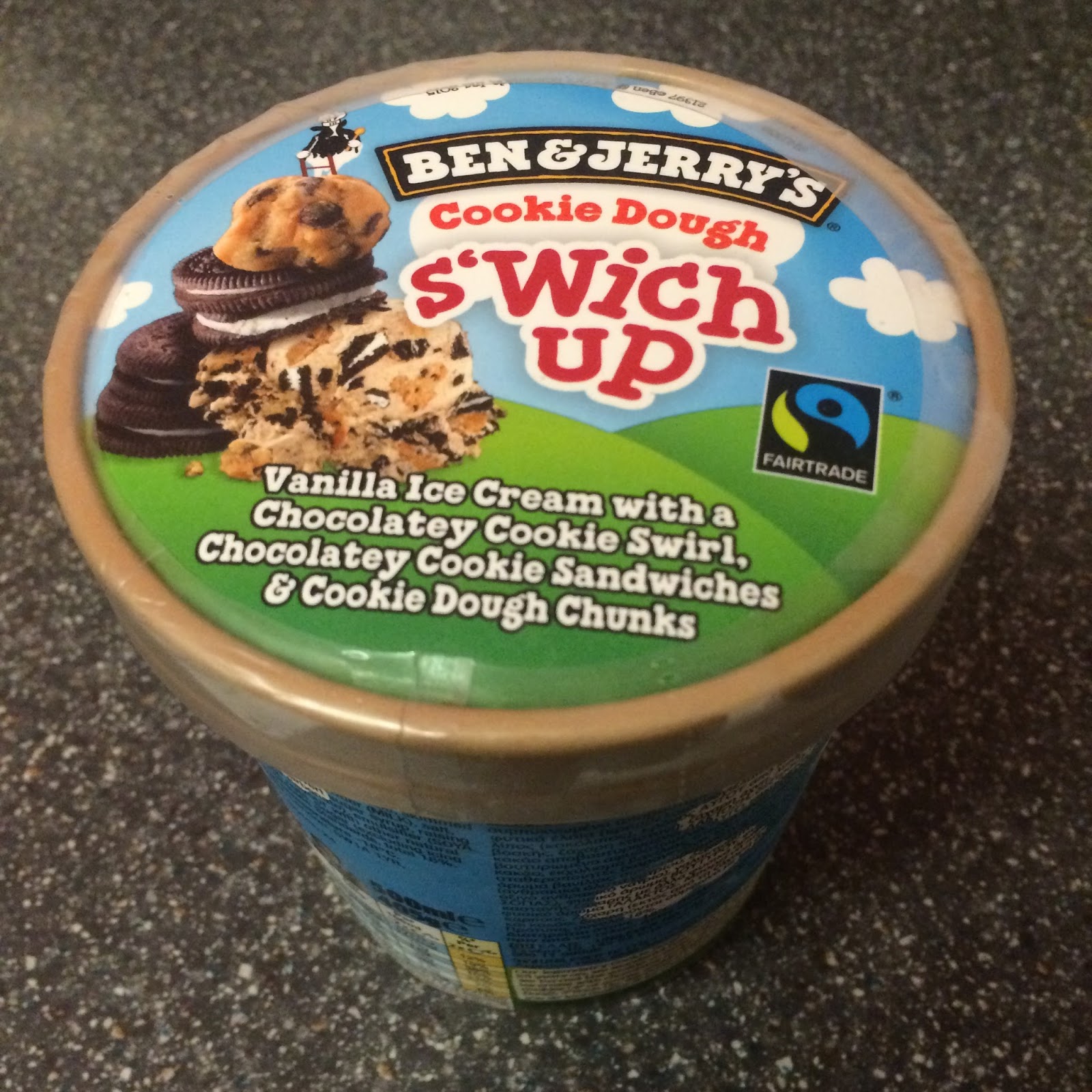 A Review A Day Today's Review Ben & Jerry's Cookie Dough S'Wich Up