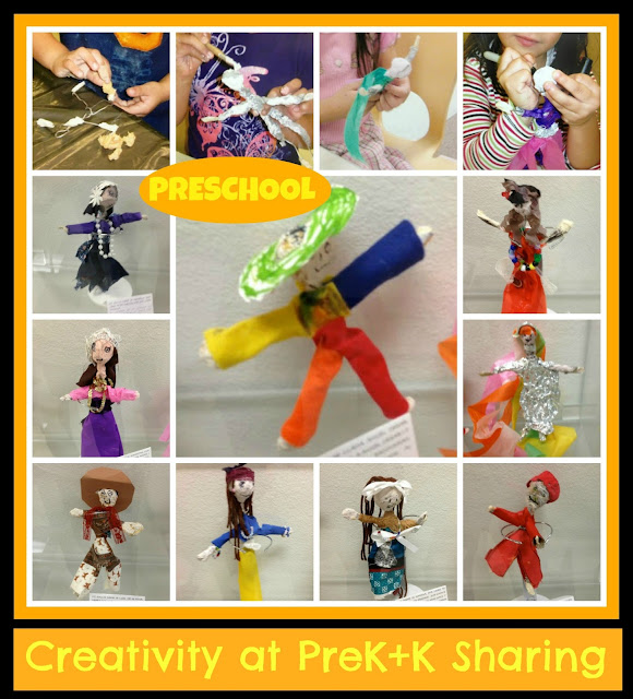 photo of: Creative Figure Study: Doll Making in Head Start Classroom via PreK+K Sharing 