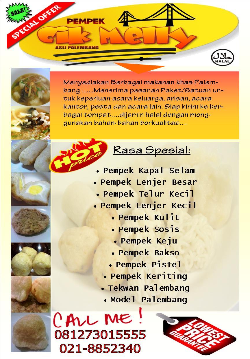 PEMPEK ASLI PALEMBANG CIK MELLY