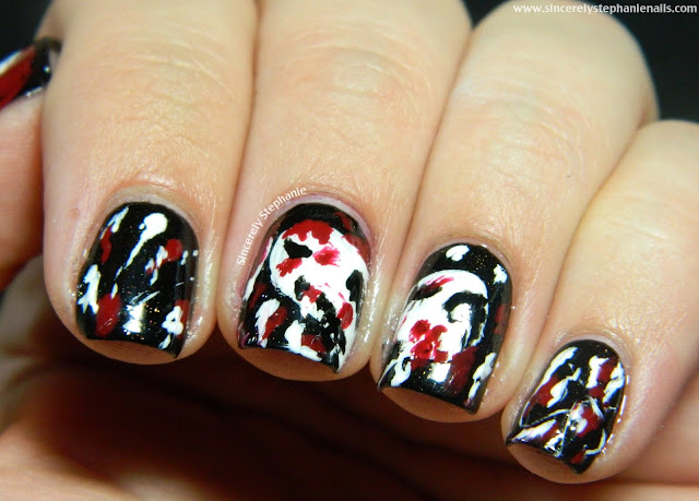 valentines day nail art