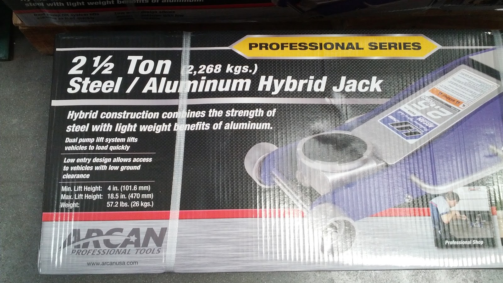 Arcan 2 5 Ton Hybrid Floor Jack Hj2500 Costco Weekender