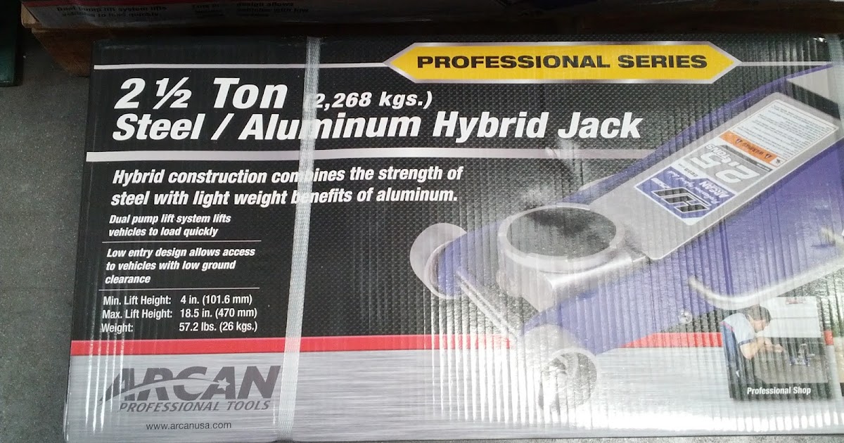Arcan 2.5 Ton Hybrid Floor Jack HJ2500 Costco Weekender