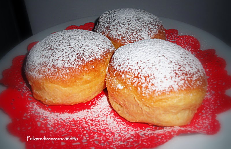 Bomboloni con lievito madre cotti al forno