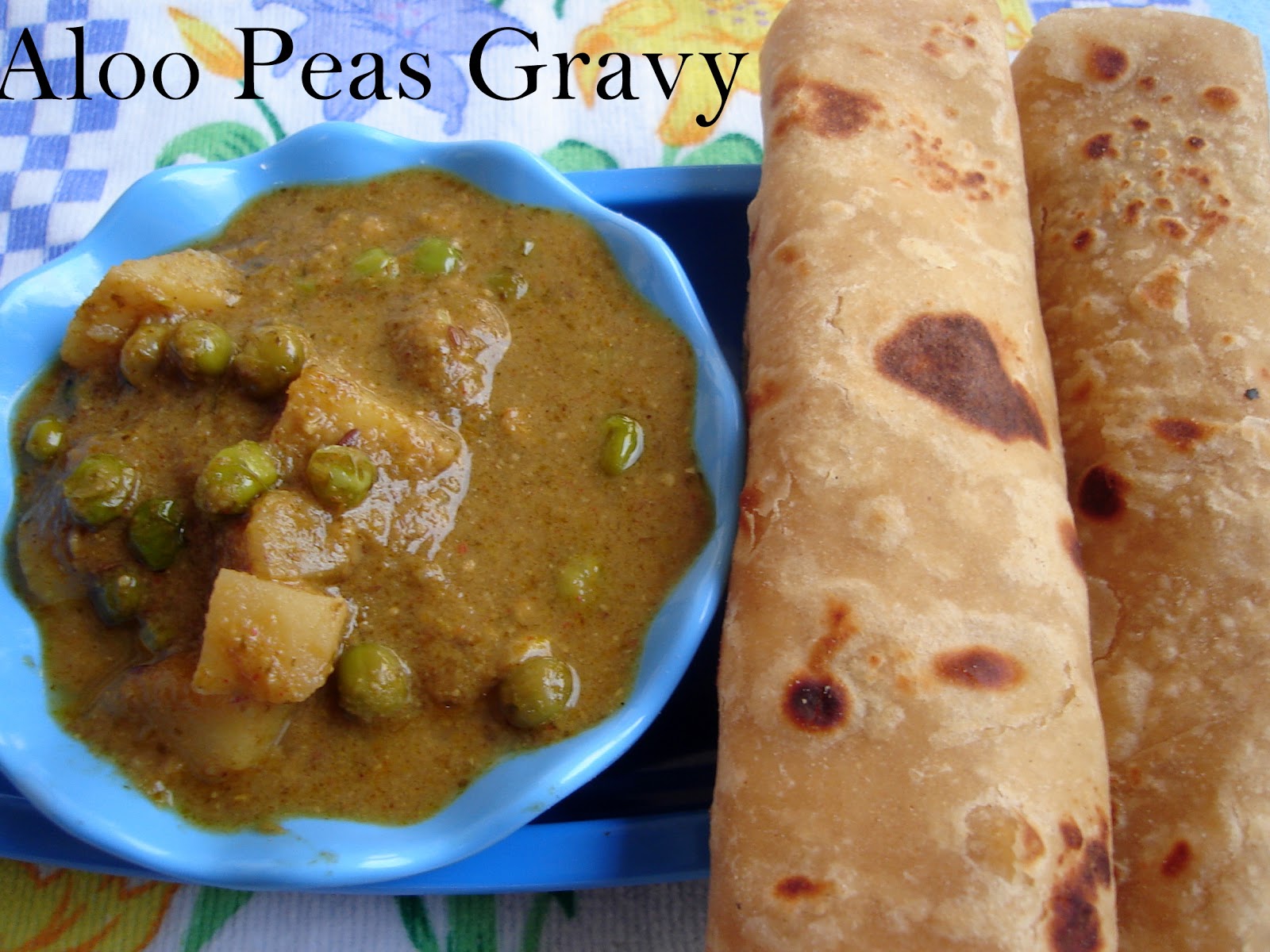 Sabdha's Kitchen Aloo Peas GravyA Flavorful Gravy