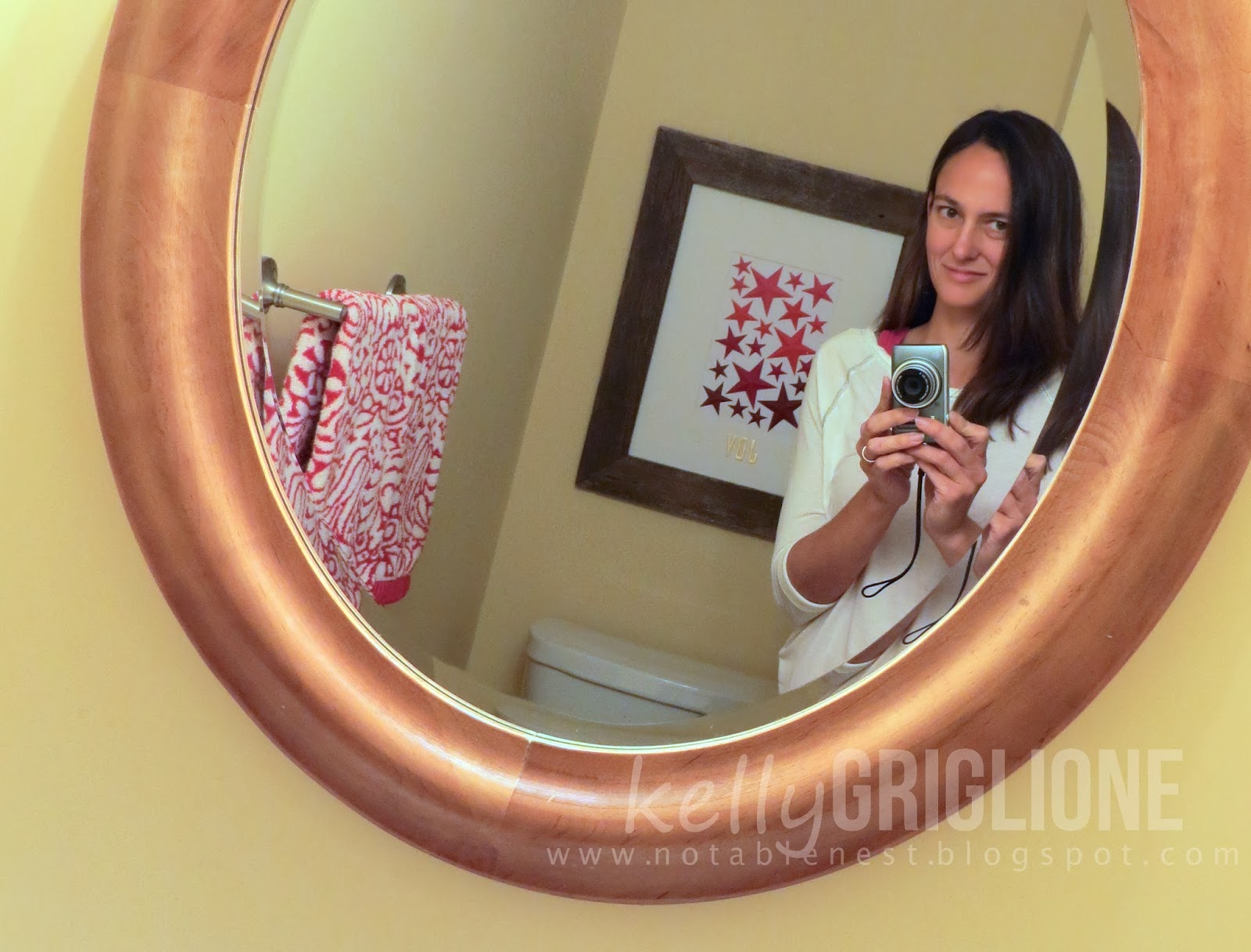 Christmas bathroom decor ideas Notable Nest: Framed Barn Stars for Christmas, and