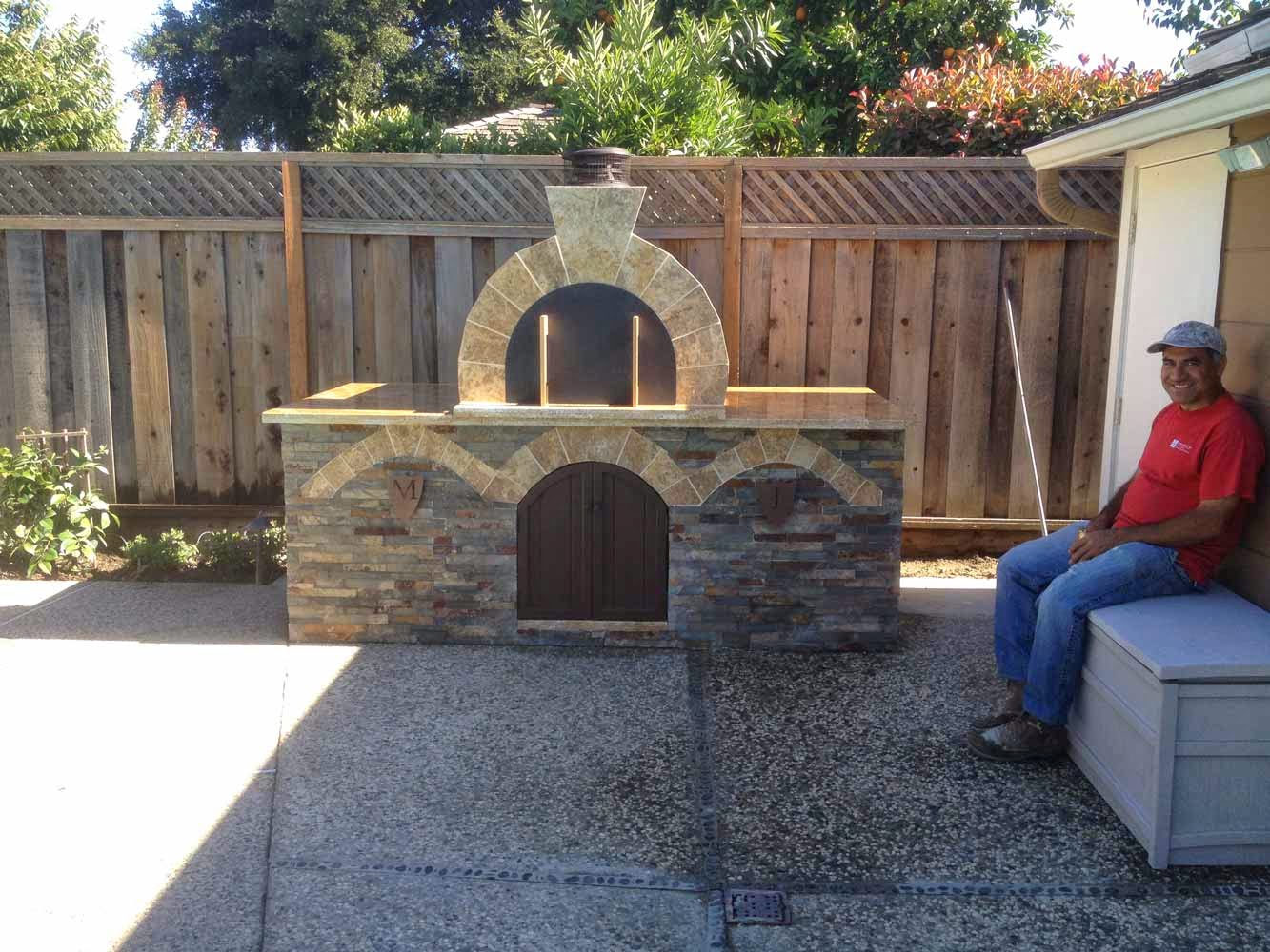 BrickWood Ovens Natural Gas Brick Pizza Oven California