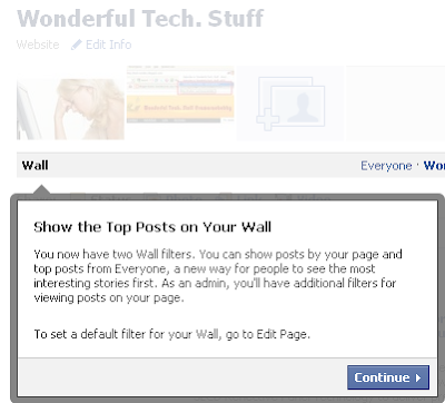 Show the Top Posts on Your Wall