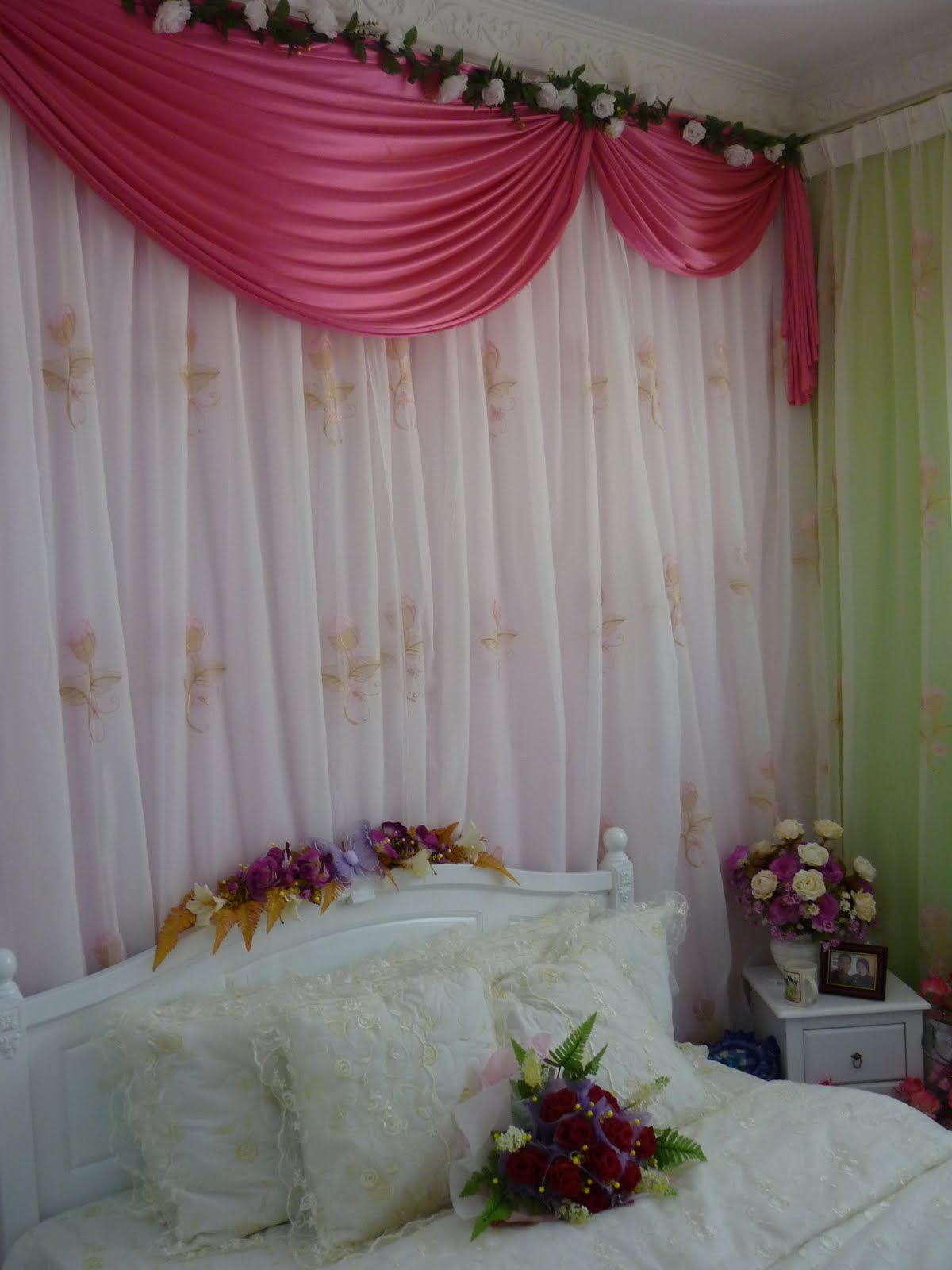 bilik pengantin pink