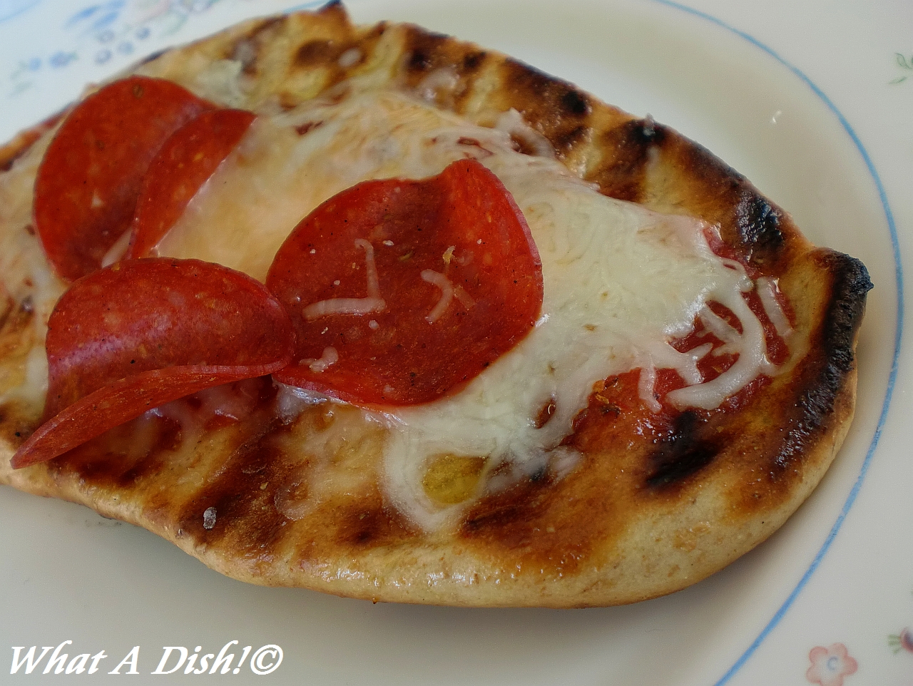 What A Dish! Grilled Naan Bread Pizzas