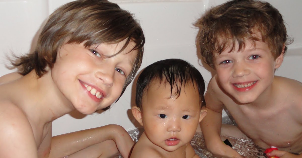 Waiting For You... First Family Bath!