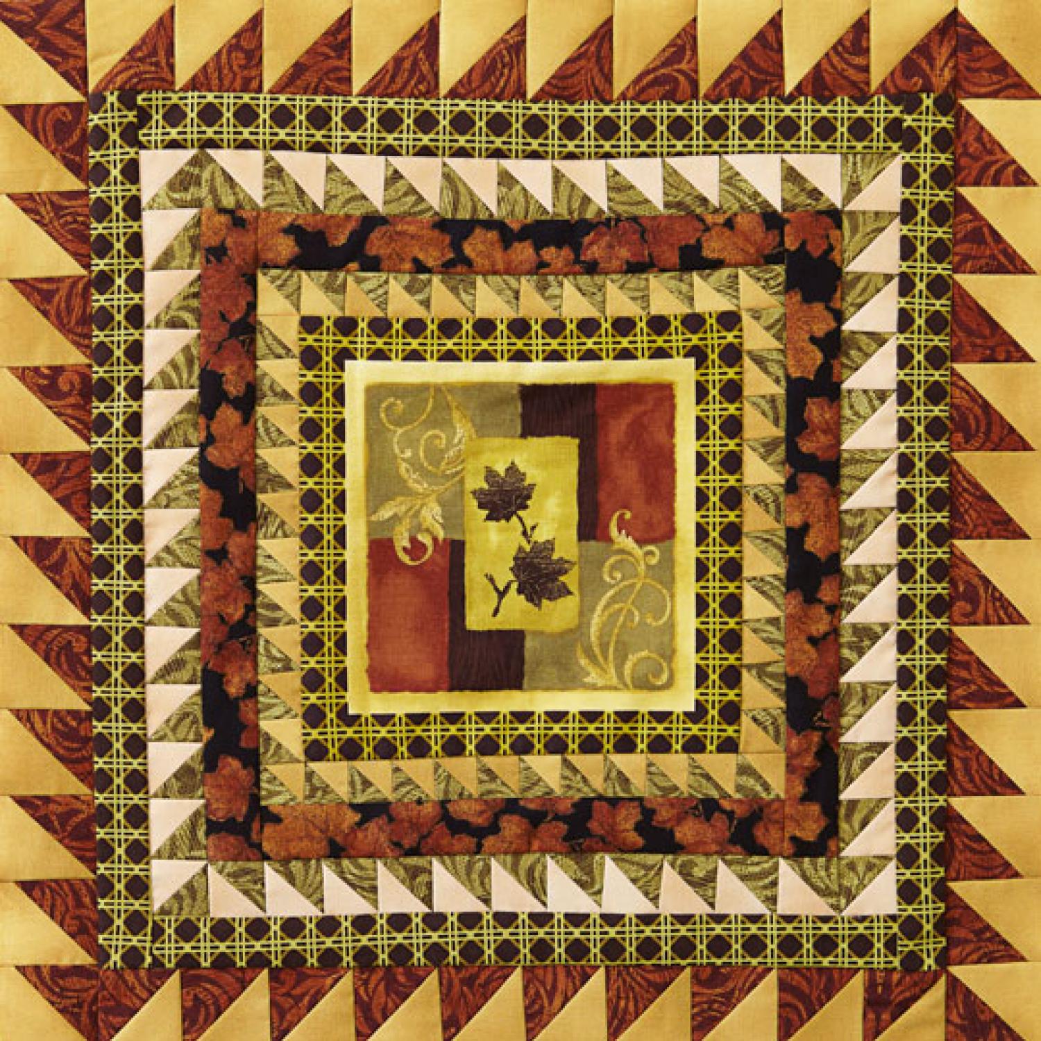 Quilt Inspiration: Free Pattern Day ! Autumn Leaves quilts