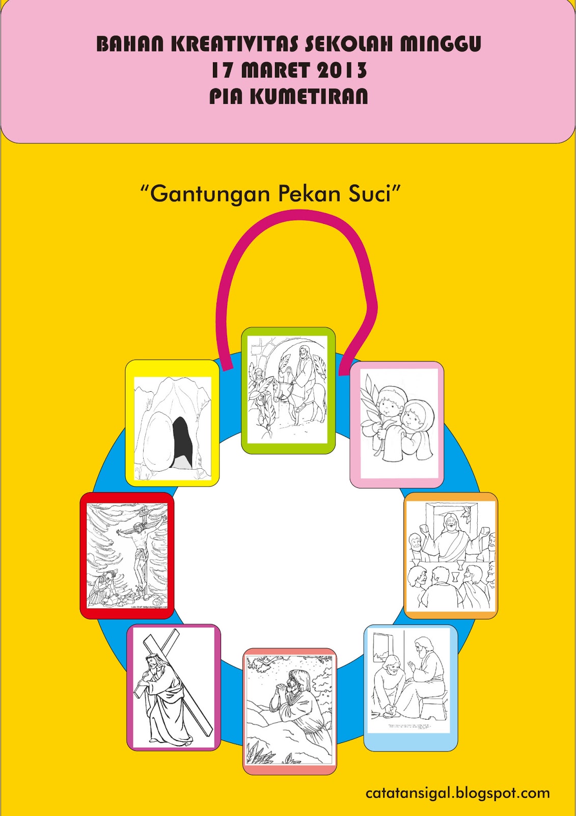 PIAKu: Bahan Kreativitas Sekolah Minggu 17 Maret 2013 PIA Kumetiran
