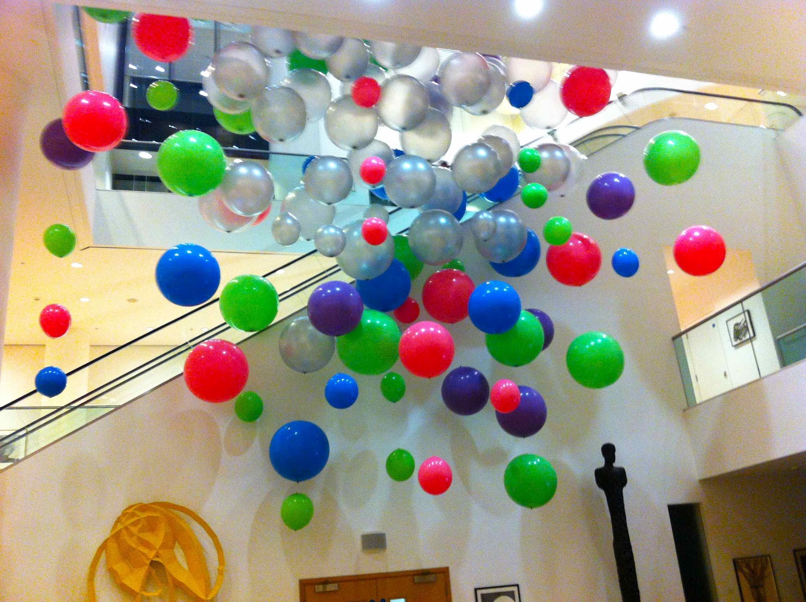 The Very Best Balloon Blog Balloon Cloud Installation from